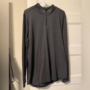 Under Armour Black Lightweight Threadborne Pullover with Hood